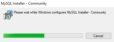 MySql installer hangs
