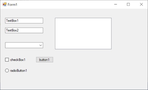 Windows Form in sample controls